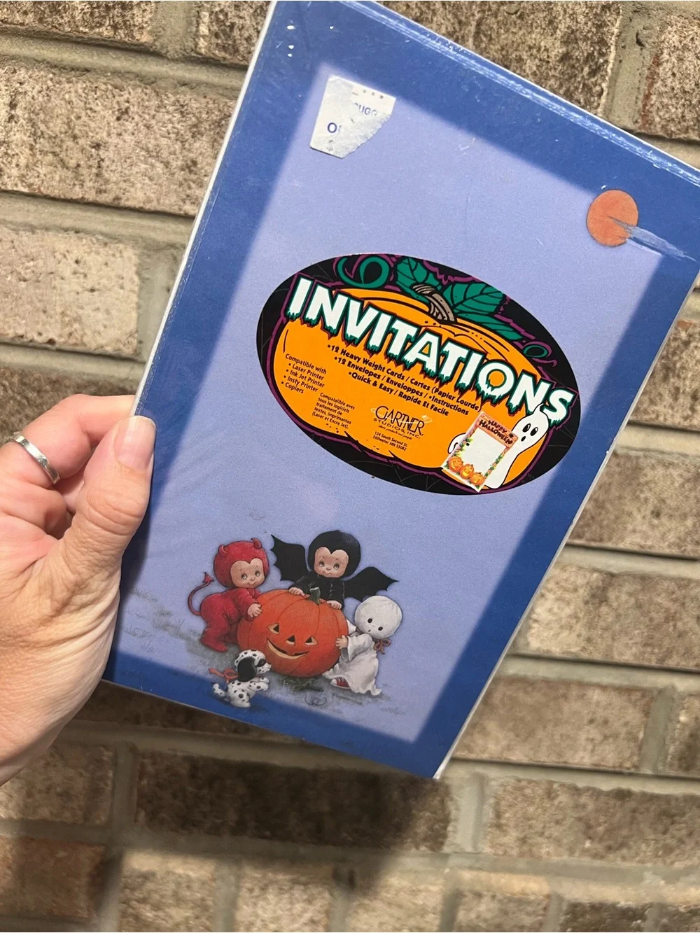 Vintage Halloween vote pad / invitations